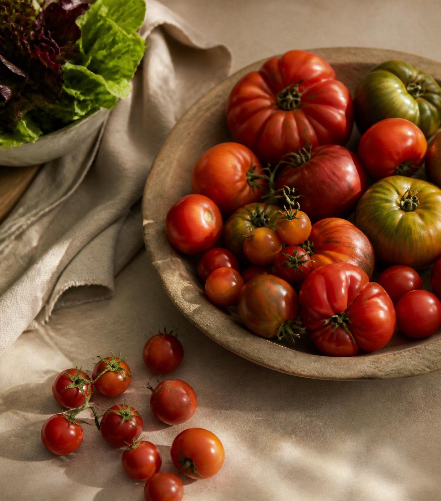 Fresh heirloom produce
